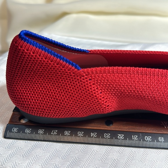 Rothy’s ballet flats shoes bright red textile 8.5 - Picture 9 of 10